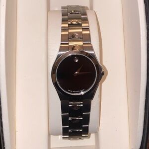 Movado Museum Classic Men’s Watch Black Dial Stainless Steel Bracelet